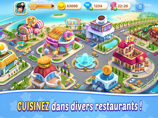 Screenshot #6 pour Cooking City - Jeux de Cuisine