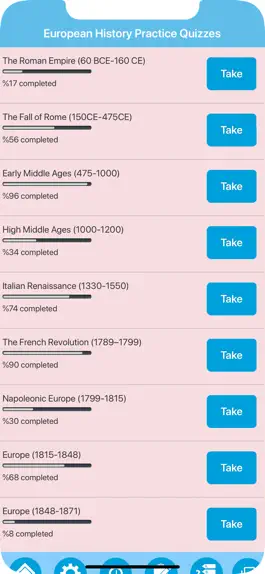 Game screenshot European History Quiz apk
