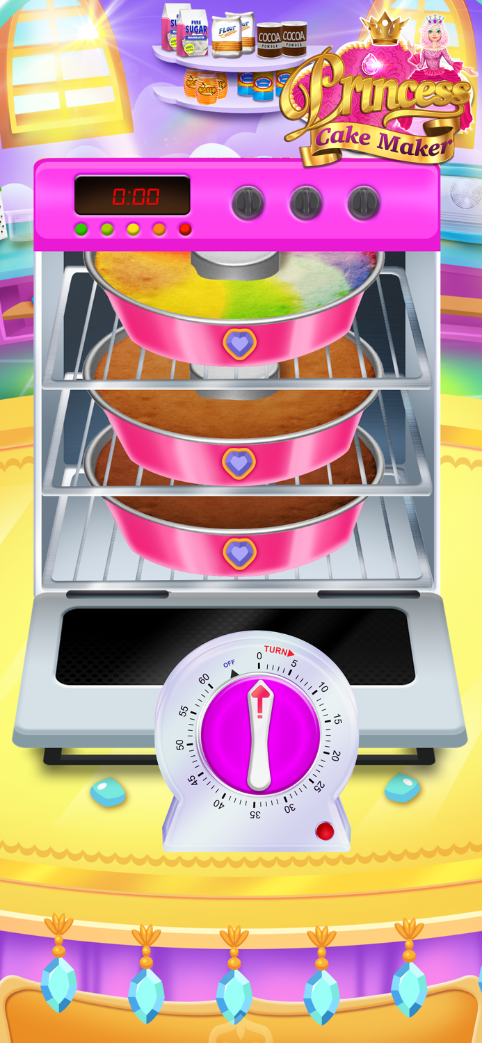 Rainbow Princess Cake Maker