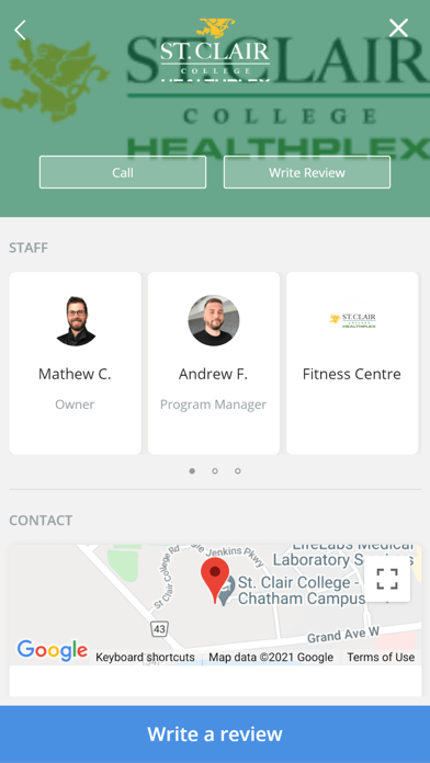 St. Clair College - HealthPlex Screenshot