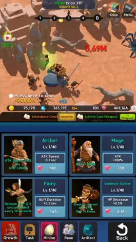 Game screenshot Infinite Knight apk