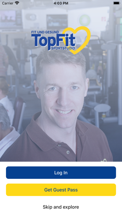TopFit Sportstudio Screenshot