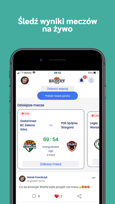 BasketFan - Koszykówka Łączy Screenshot