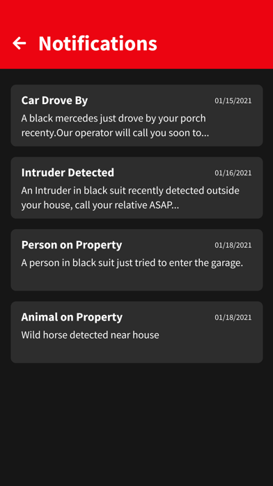 SCP911 Visual Monitoring Screenshot