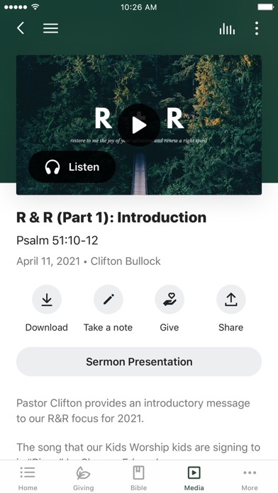 Union Baptist Church - VT Screenshot