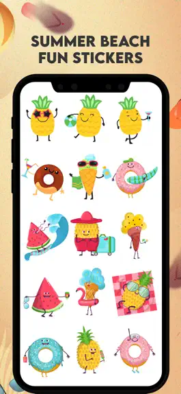 Game screenshot Summer Beach Fun Stickers mod apk