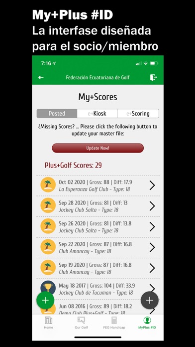 Federacion Ecuatoriana de Golf Screenshot