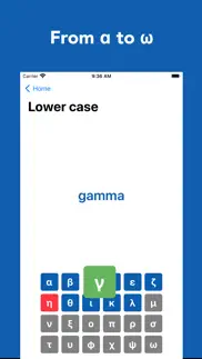 greekalphabet: from α to Ω iphone screenshot 2