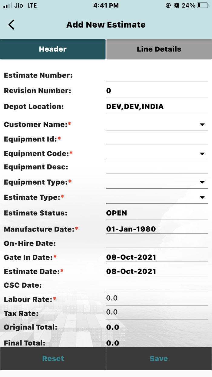 EOS Intermodal MandR
