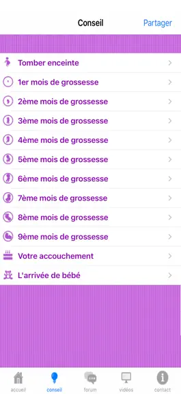 Game screenshot 99 conseils pour la grossesse hack