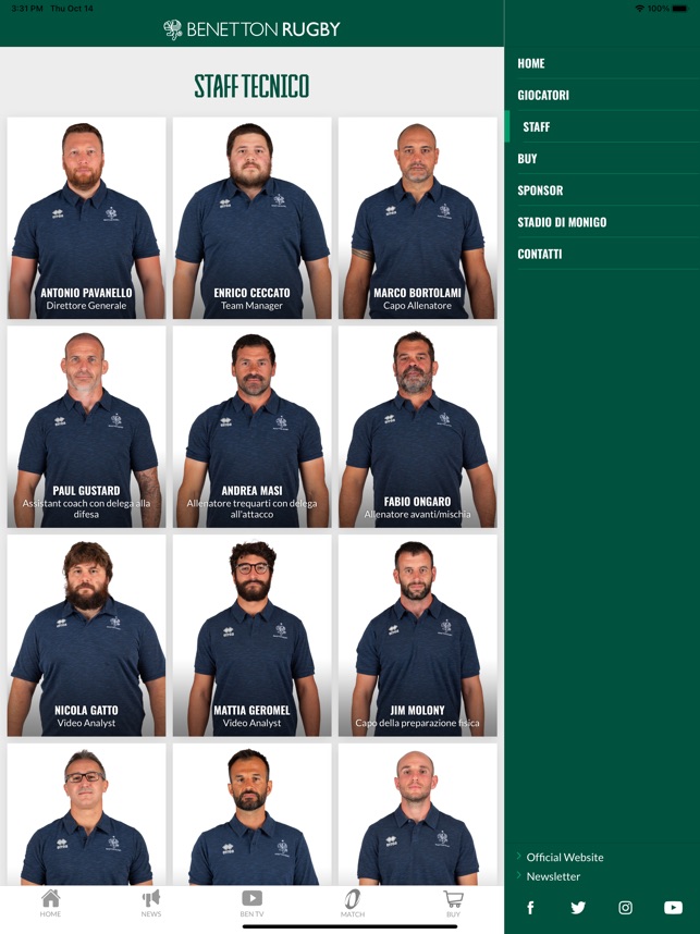 App Store 上的“Benetton Rugby Official App”