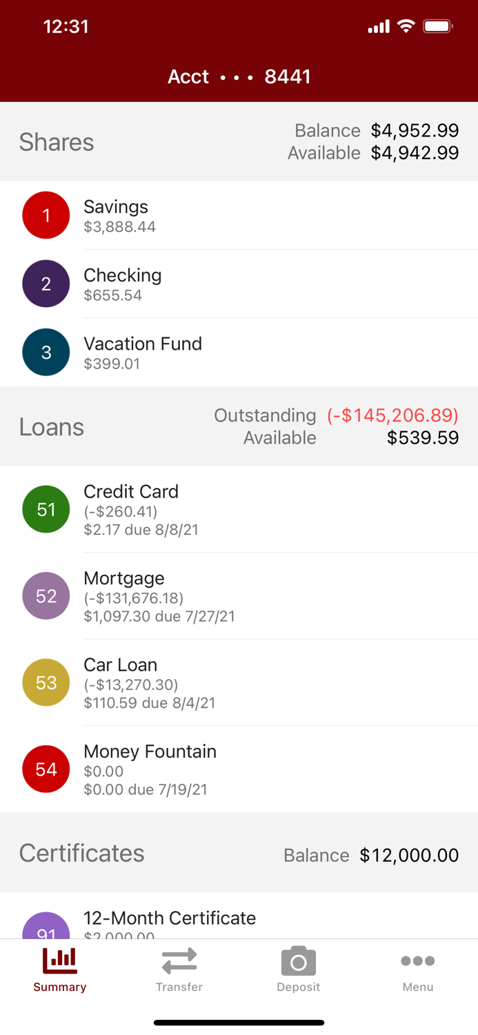 Washington Area FCU Mobile