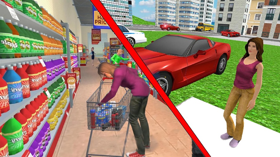 #2. Virtual Mom happy life Game 3D (iOS) โดย: Naveed Afzal