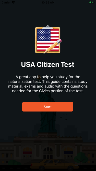 USA Citizen Test Screenshot