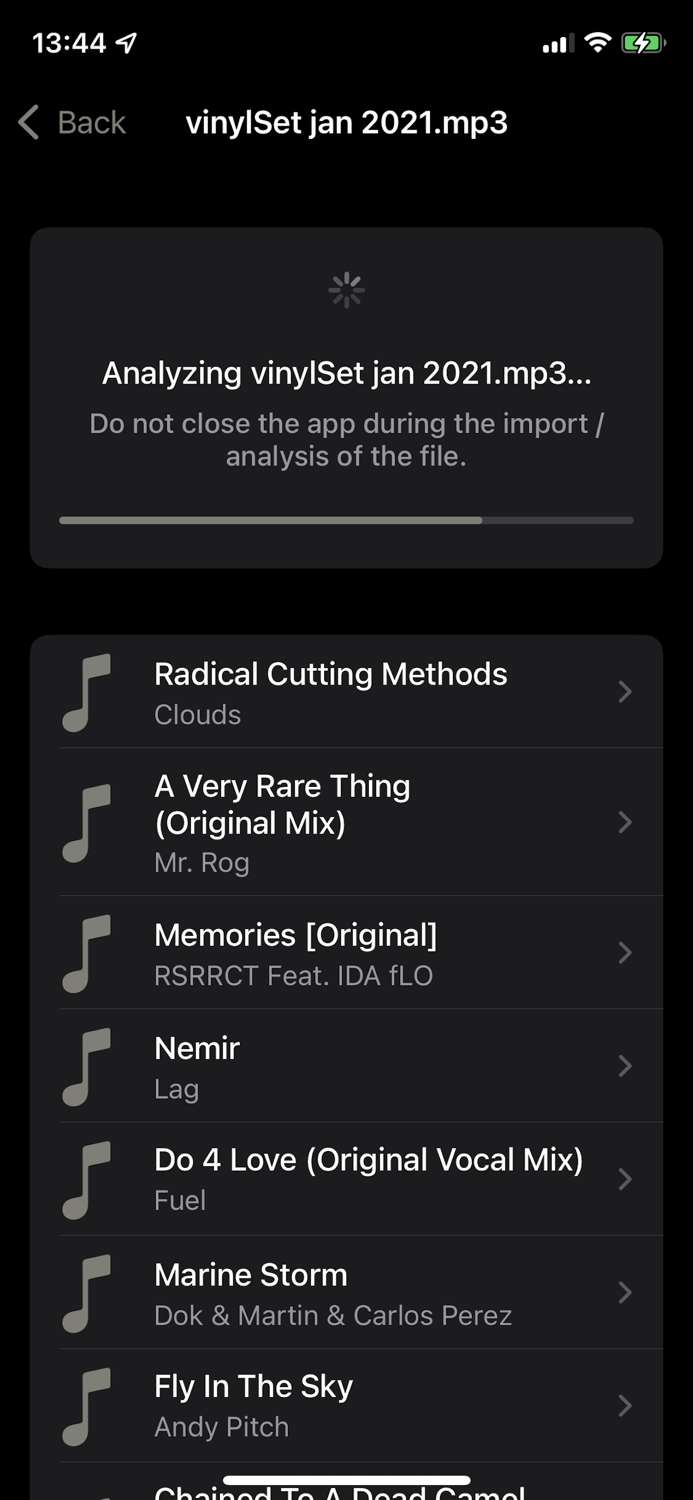 TrackList – Analyze DJ Sets