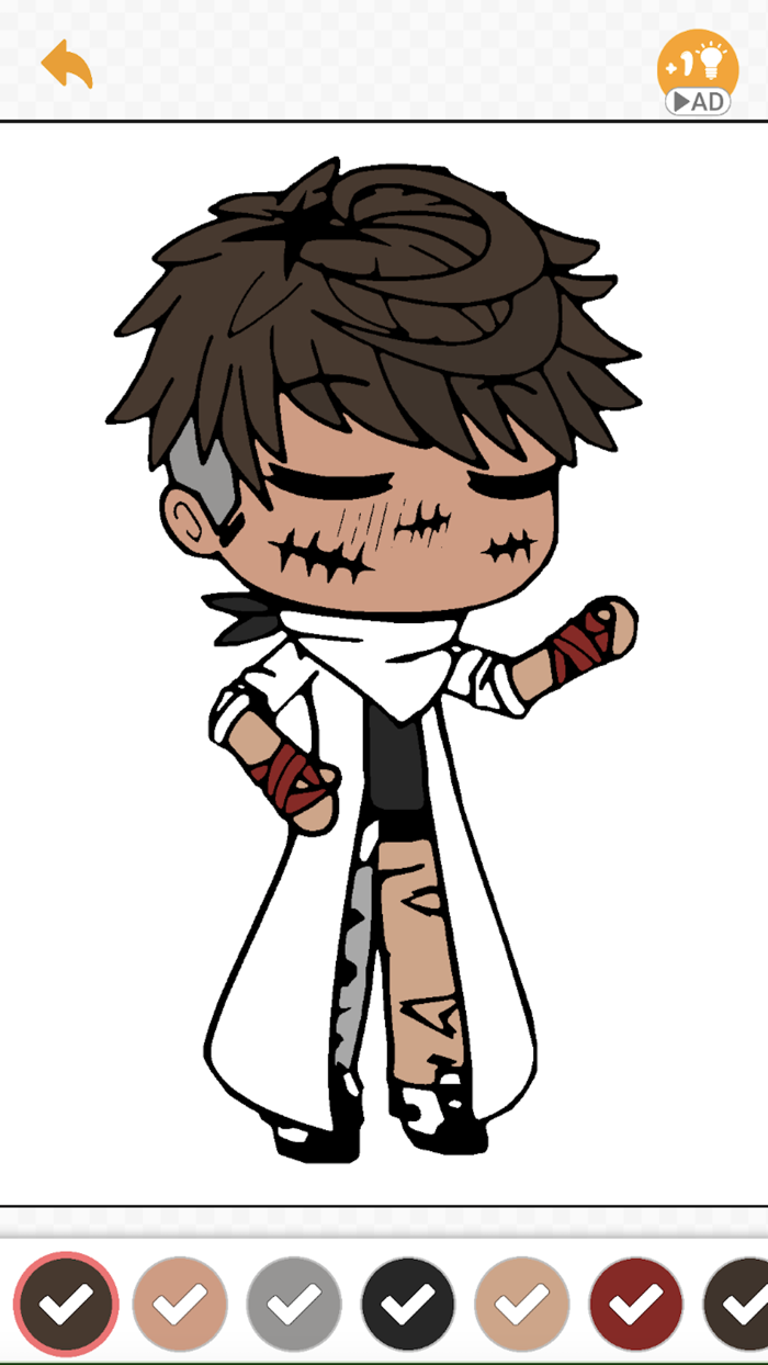 Princess Gacha ARTS Coloring