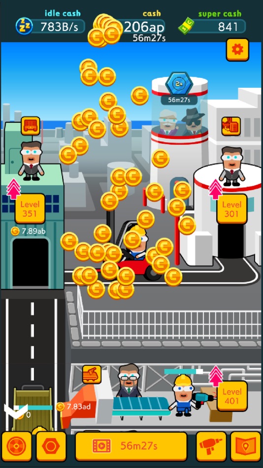 #8. Idle Arms Factory (iOS) Podle: GeePlus, Inc.