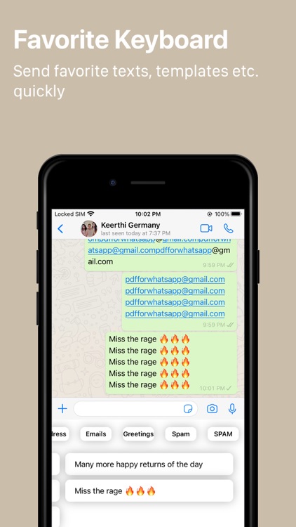 Favorites: Keyboard & Widgets