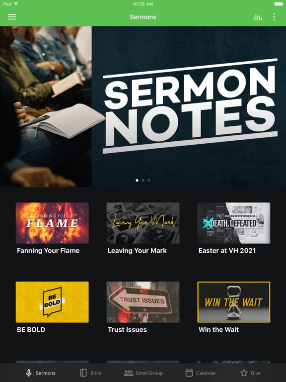 Victory Hill Church KY iPad screenshot 1 - Lifestyle app