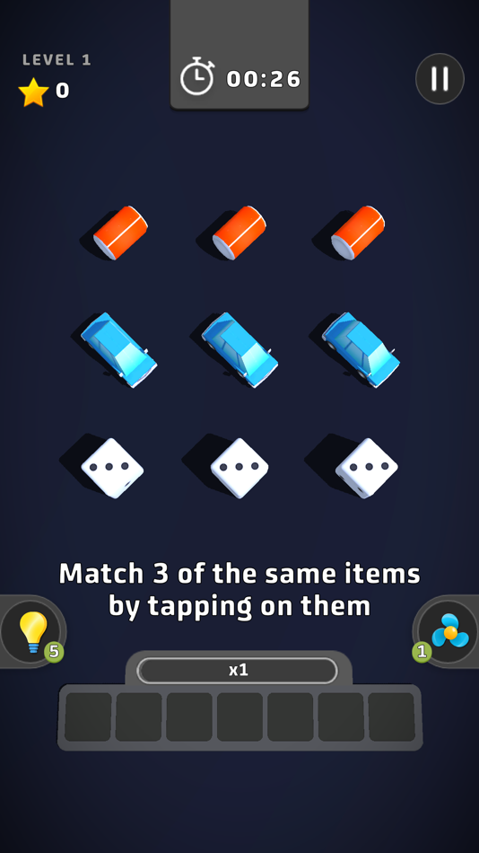 #1. Match Mania 3D (iOS) 由: MOONEE PUBLISHING LTD
