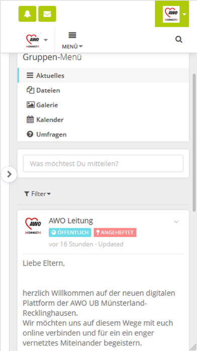 AWO CONNECT Screenshot