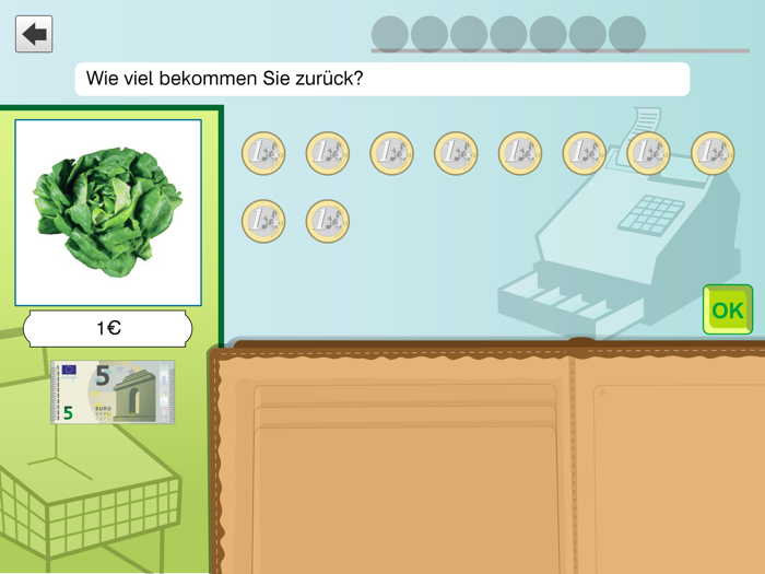 Einkaufen mit dem Euro