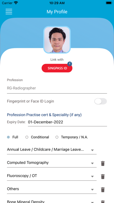 My Work Wallet Screenshot