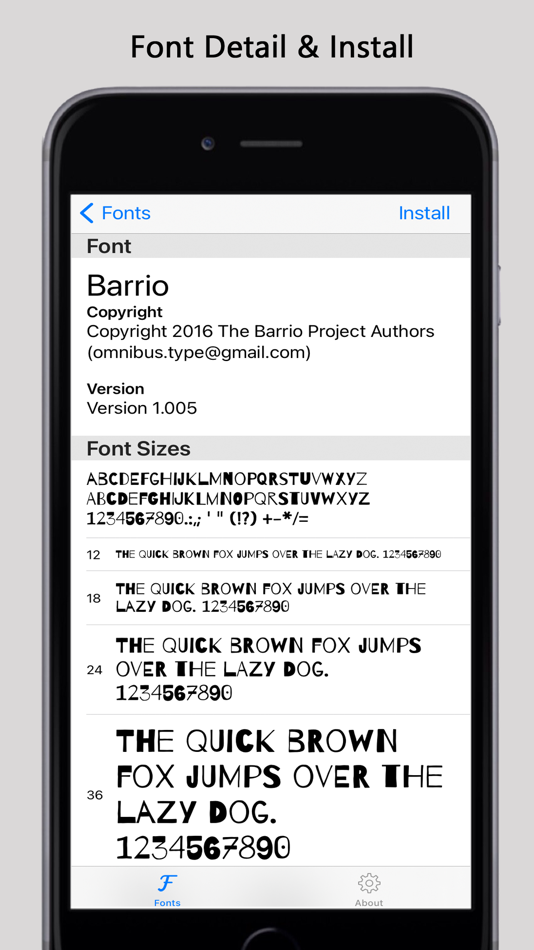 #2. FontZ+ (iOS) Podle: MARK MANSER