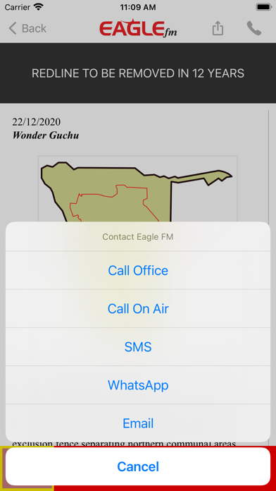 Eagle FM Namibia Screenshot