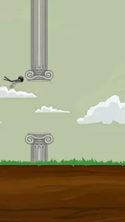 sketchy wings flappy stickman iphone screenshot 3