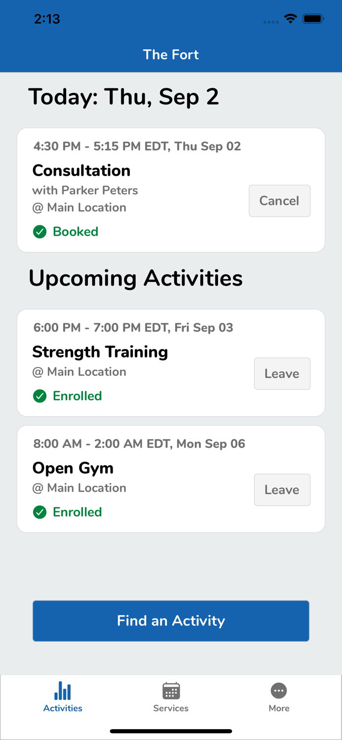 The Fort Membership App