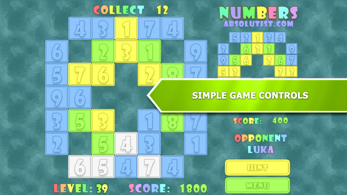 Numbers Logic Puzzle Game