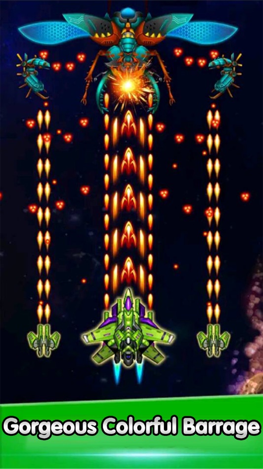 #4. Galaxy Shooting-Alien Shooter (iOS) By: 北京快博科斯信息技术有限公司