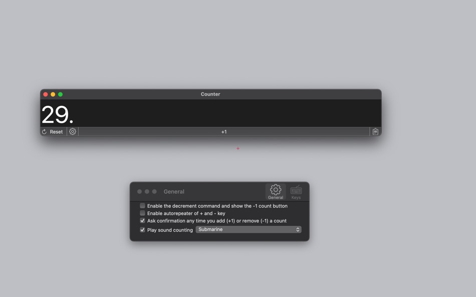 #5. Counter 1 (macOS) By: Roberto Panetta
