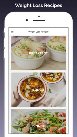 Game screenshot Weight Loss Recipes App mod apk
