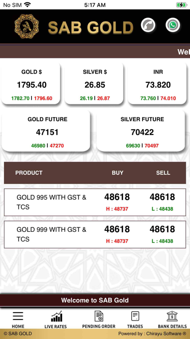 Sab Gold Screenshot