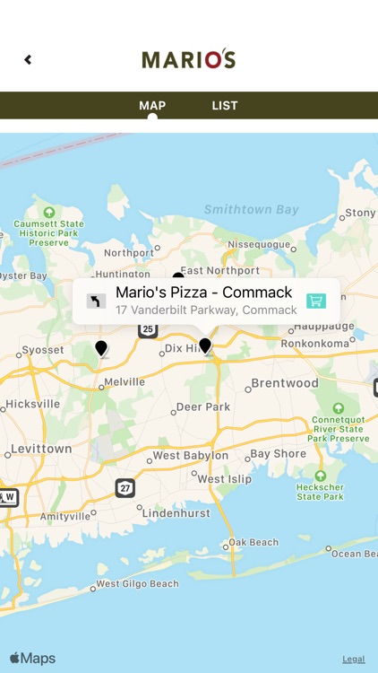 Mario's Pizzeria of New York