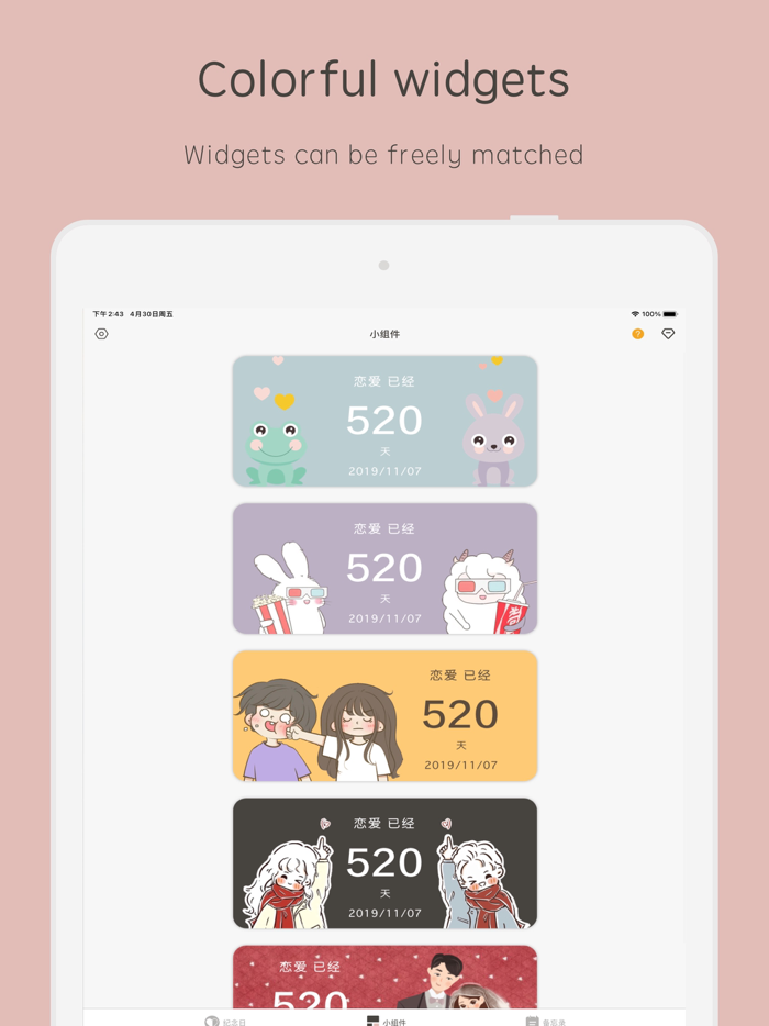 Love Widgets - Countdown