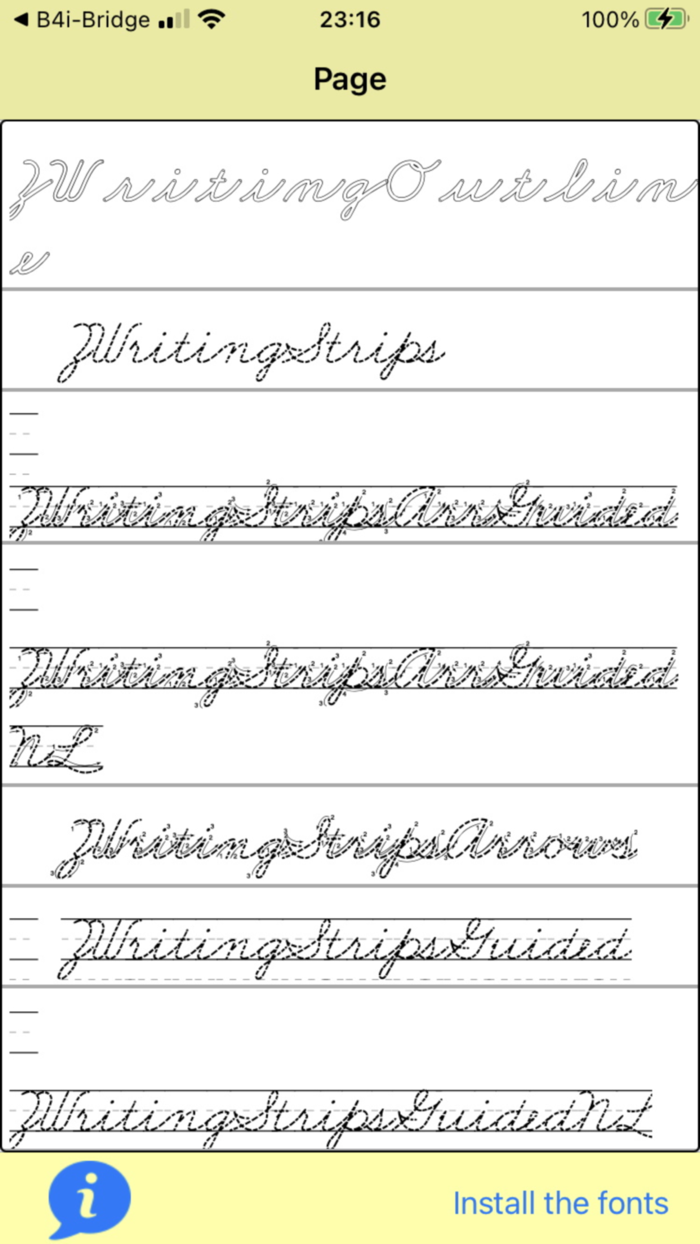 ZMethod Fonts for Zaner Bloser