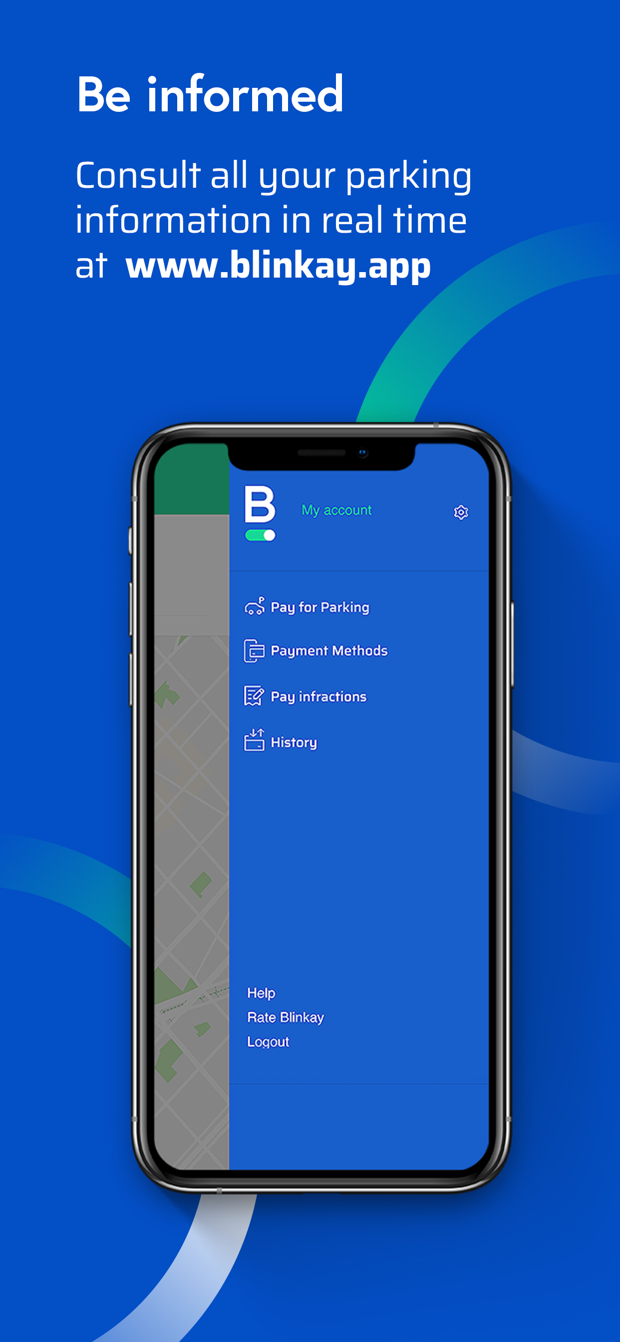 Blinkay: smart parking app