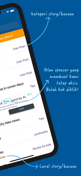 Game screenshot RETaS Read English Tanpa Kamus apk