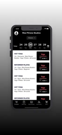 Game screenshot Rise Fitness Studios apk