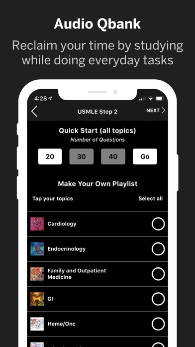 Audio Qbank by InsideTheBoards Screenshot