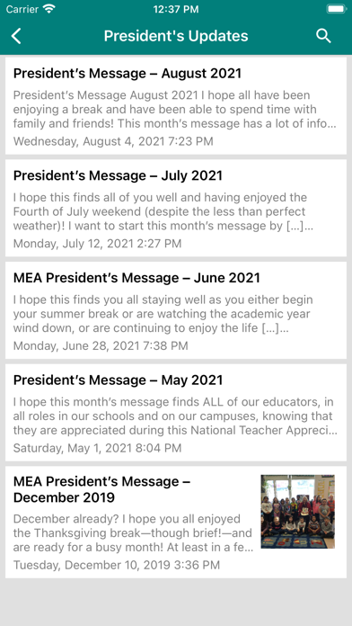 Maine Education Association Screenshot
