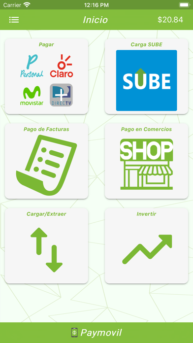 Paymovil Oficial Screenshot