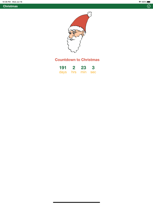 ‎How many days until Christmas? Screenshot