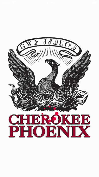 Screenshot 1 of Cherokee Phoenix App
