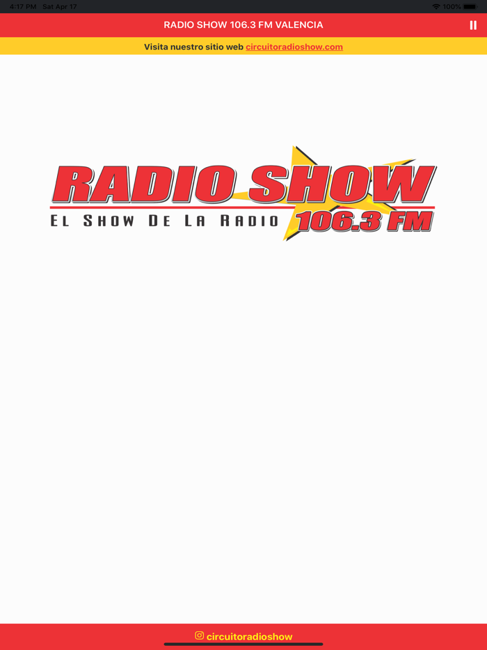 RADIO SHOW 106.3 FM VALENCIA