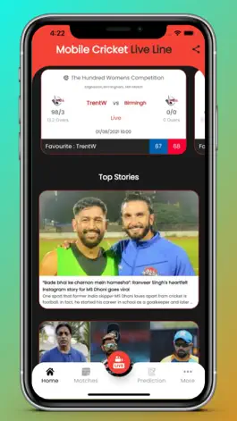 Game screenshot Mobile Cricket Live Line apk