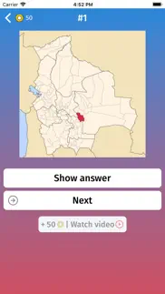 How to cancel & delete bolivia: provinces map quiz 3